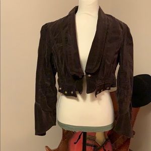 Short stylish blazer looking